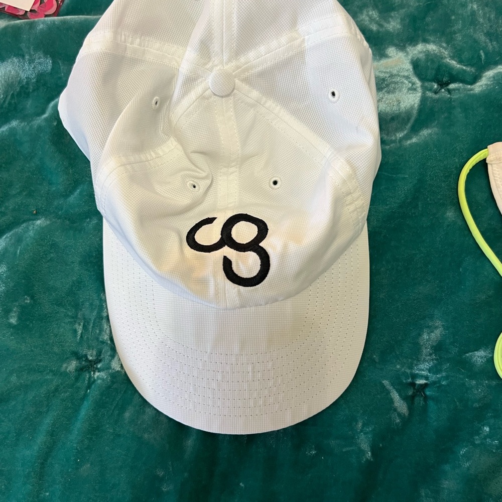 White CG hat